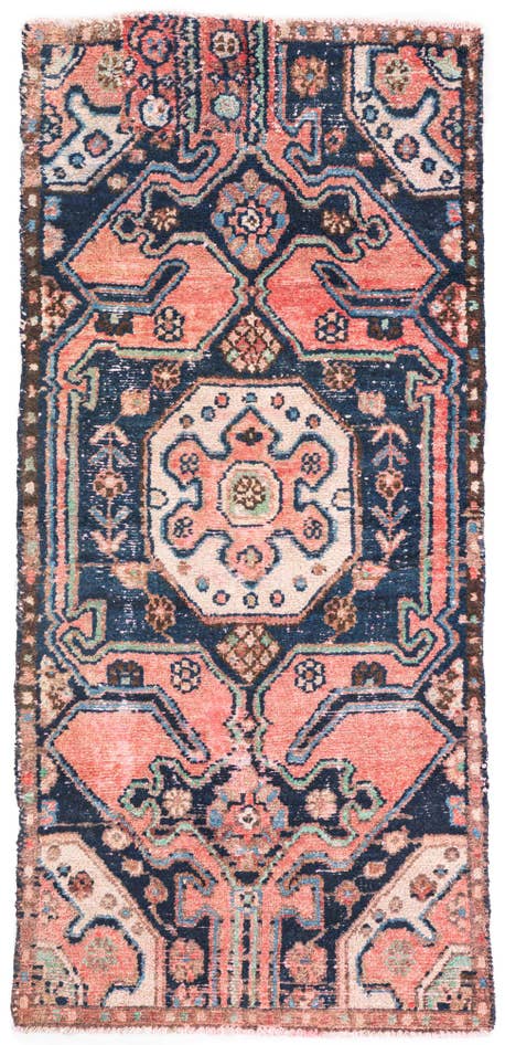 Detail image of 2' 7 x 5' 4 Hand Knotted Ultra Vintage Persian Wool Rug
