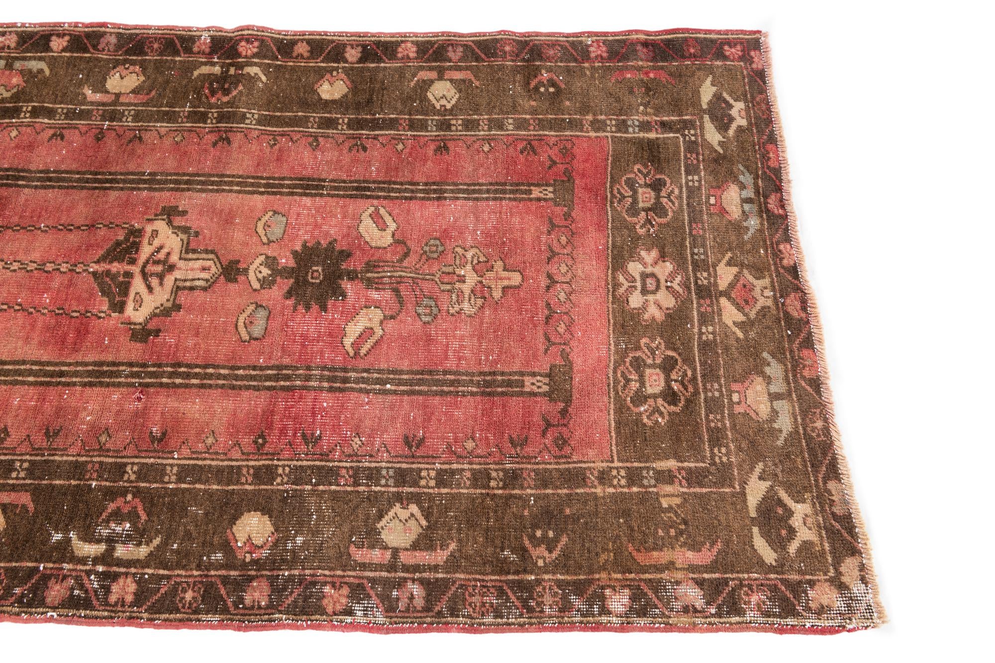 3' 3 x 5' 10 Hand Knotted Ultra Vintage Persian Wool Rug