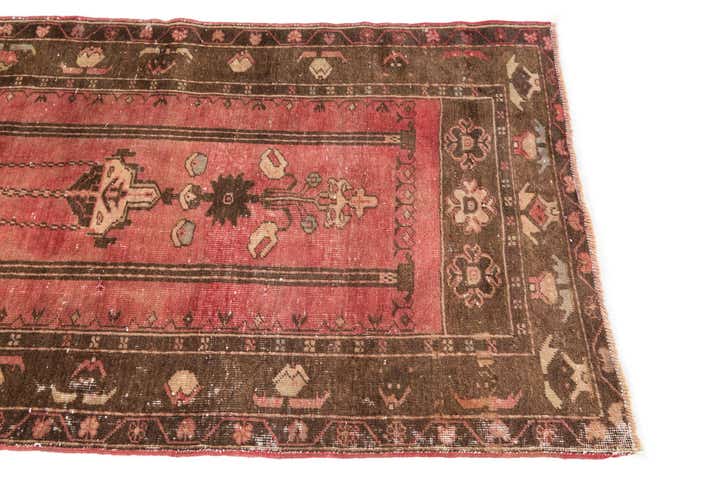 3' 3 x 5' 10 Hand Knotted Ultra Vintage Persian Wool Rug
