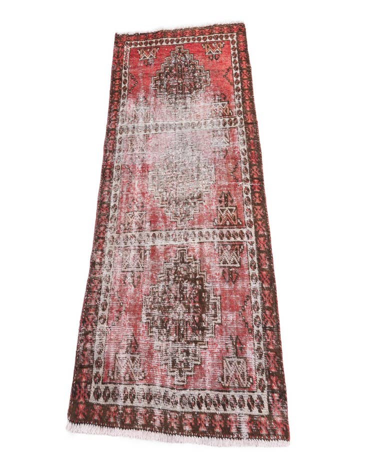 Detail image of 3' 2 x 5' 3  Hand Knotted Ultra Vintage Persian Wool Rug