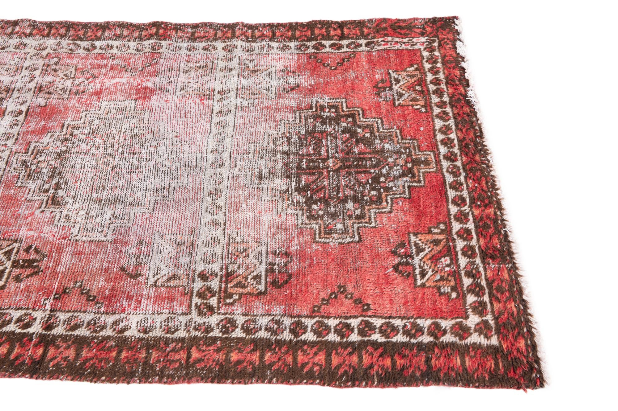 3' 2 x 5' 3 Hand Knotted Ultra Vintage Persian Wool Rug