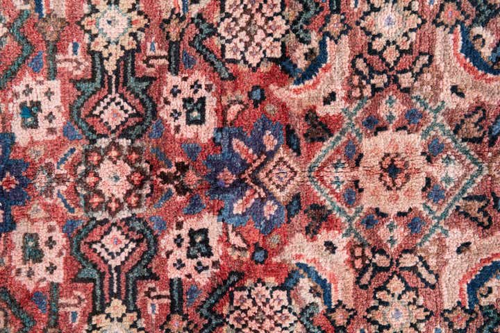 4' x 5' 2 Hand Knotted Ultra Vintage Persian Wool Rug