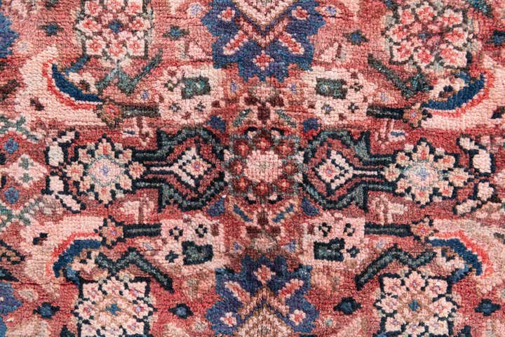4' x 5' 2 Hand Knotted Ultra Vintage Persian Wool Rug