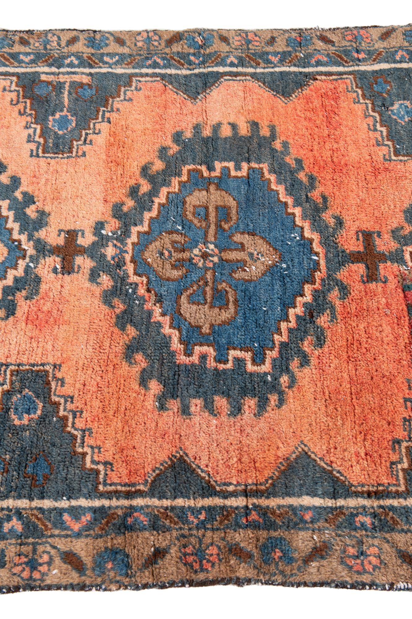 3' 1 x 5' 2 Hand Knotted Ultra Vintage Persian Wool Rug