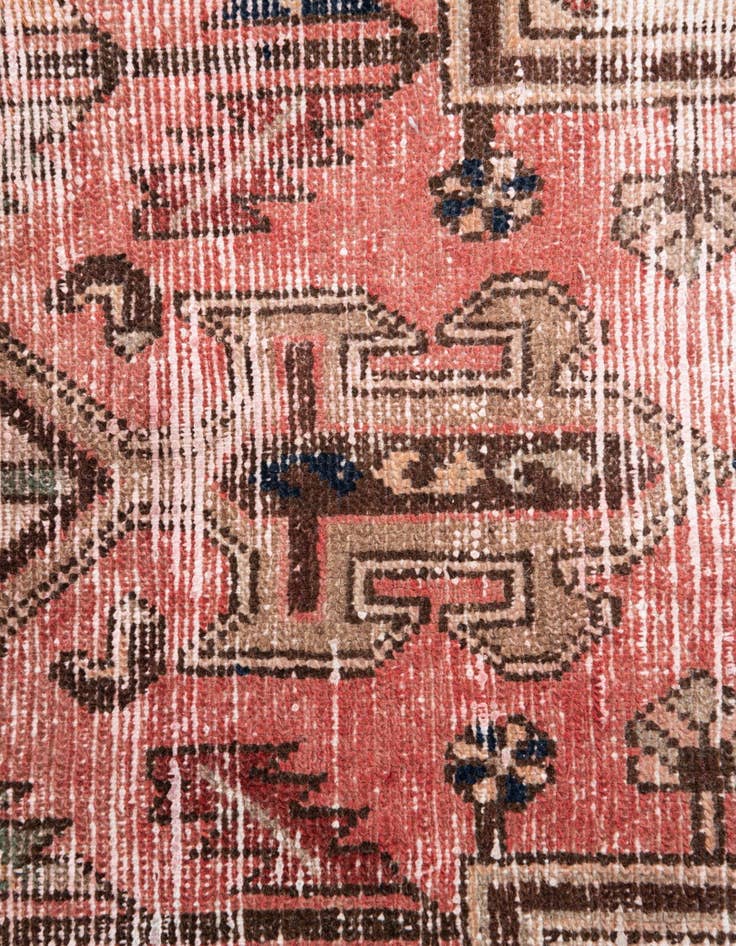 Detail image of 3' 3 x 6' 5  Hand Knotted Ultra Vintage Persian Wool Rug