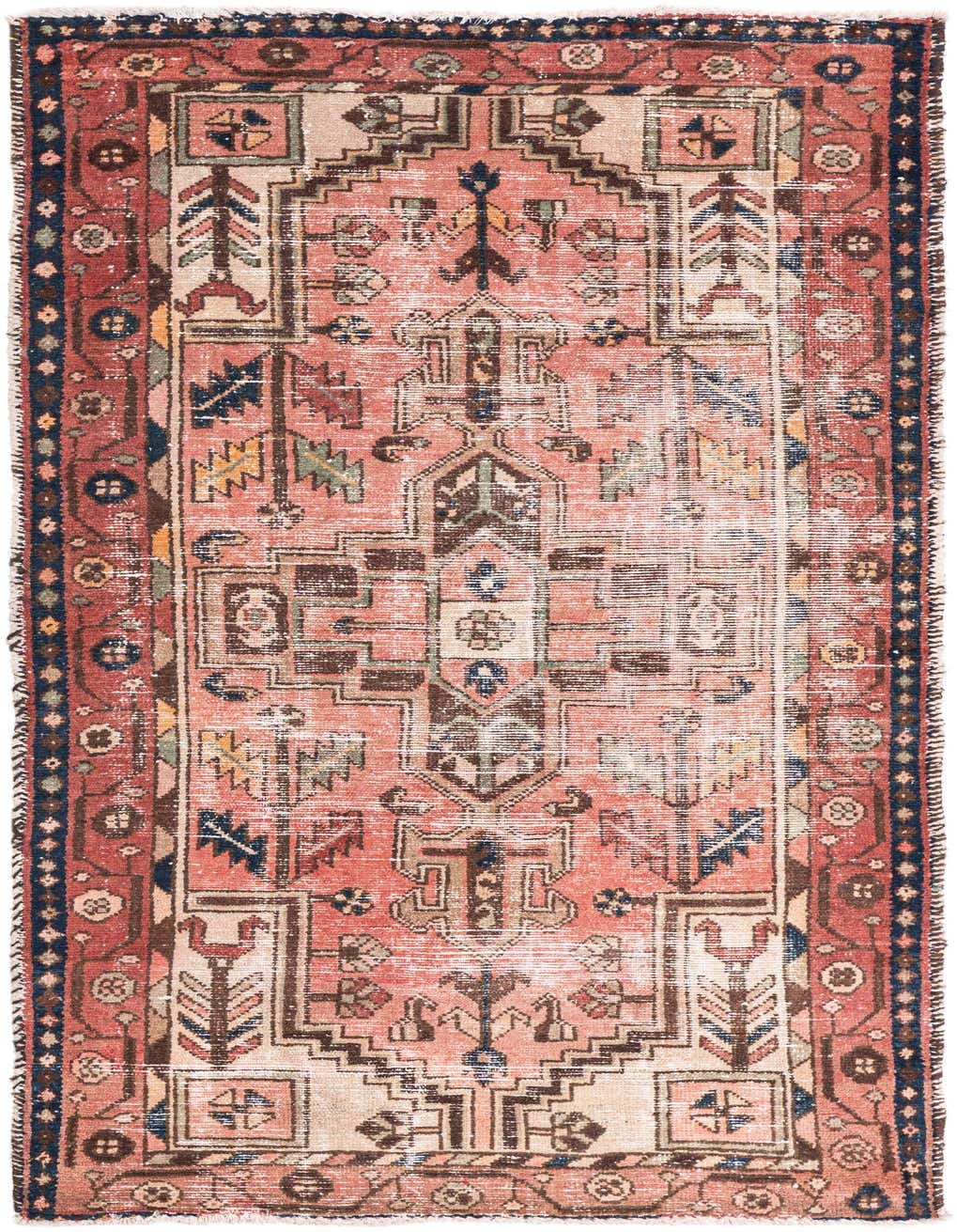 Primary image 3' 3 x 6' 5  Hand Knotted Ultra Vintage Persian Wool Rug