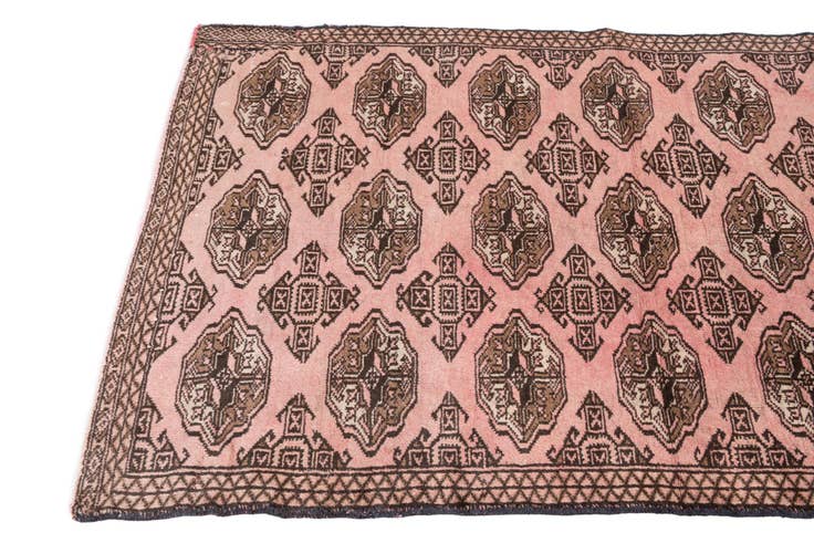 Detail image of 3' 3 x 5' 7 Hand Knotted Ultra Vintage Persian Wool Rug
