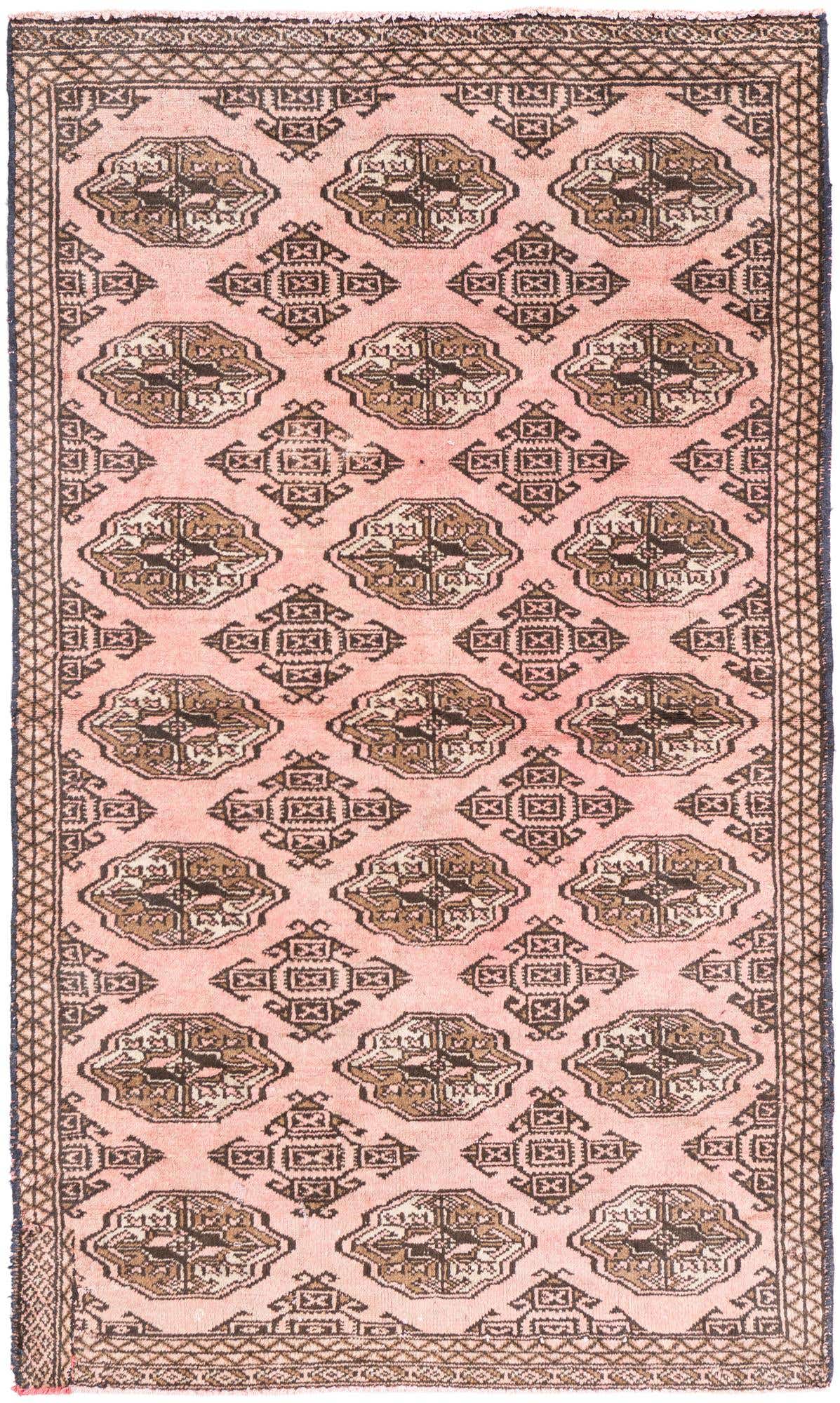 3' 3 x 5' 7 Hand Knotted Ultra Vintage Persian Wool Rug