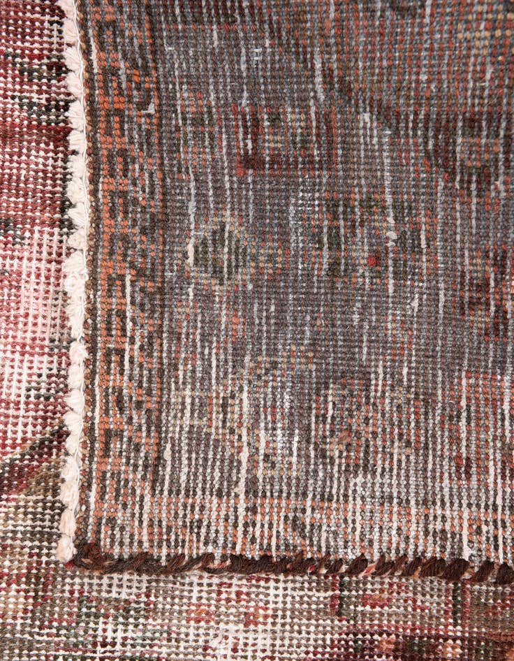 Detail image of 3' 1 x 5' 2  Hand Knotted Ultra Vintage Persian Wool Rug