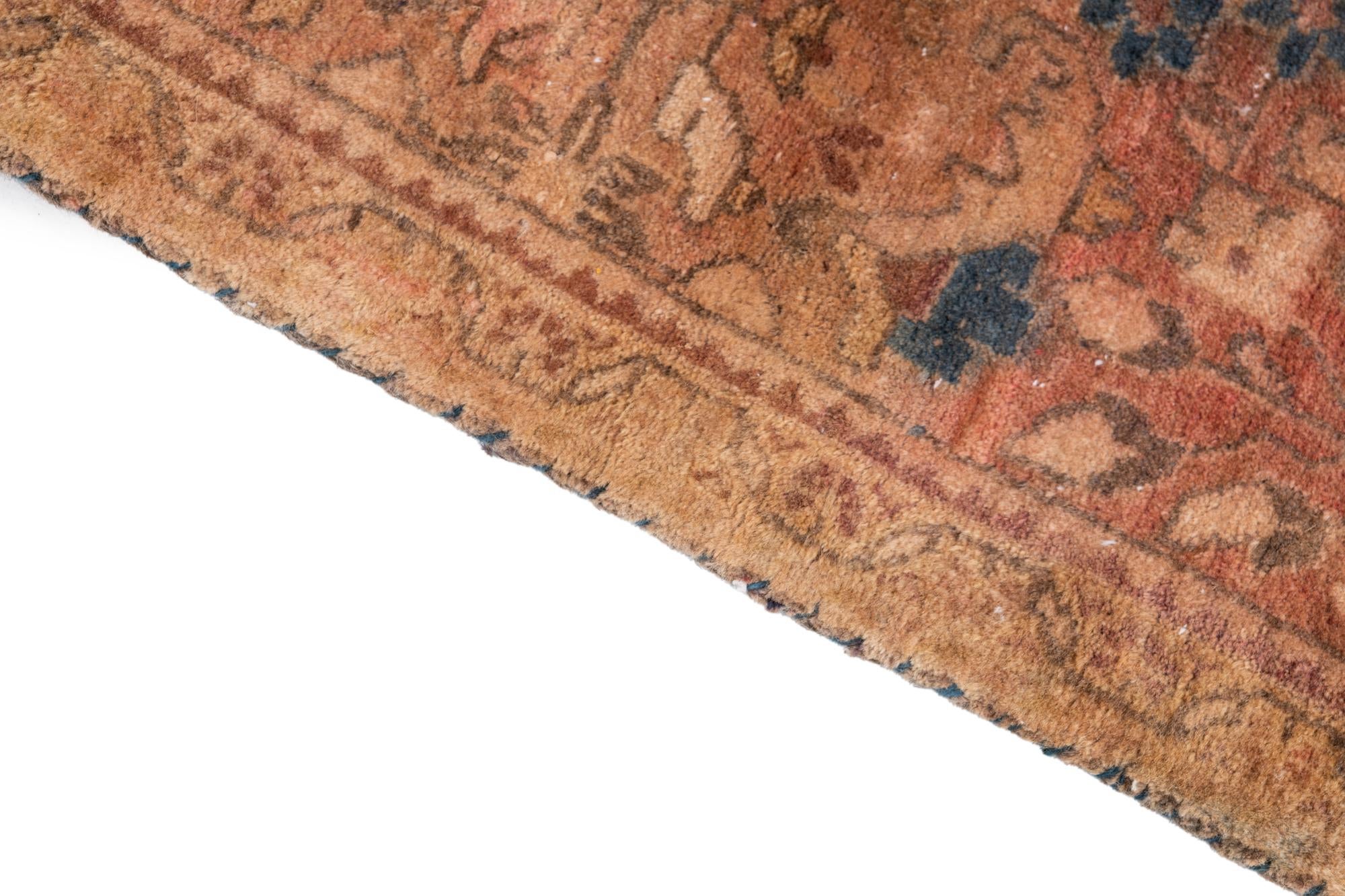 3' 4 x 5' 9 Hand Knotted Ultra Vintage Persian Wool Rug