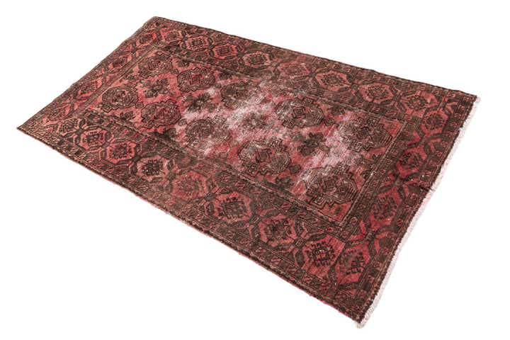 3' 2 x 5' 3 Hand Knotted Ultra Vintage Persian Wool Rug
