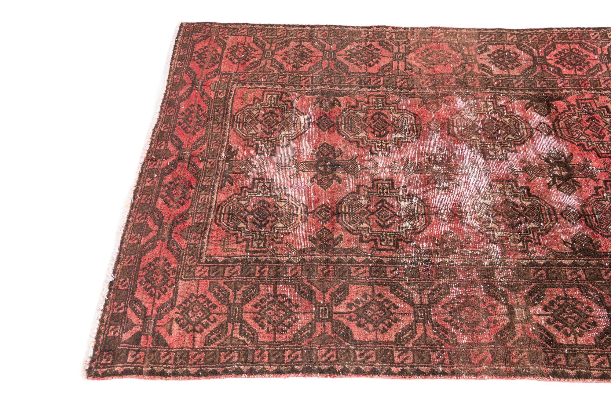 3' 2 x 5' 3 Hand Knotted Ultra Vintage Persian Wool Rug
