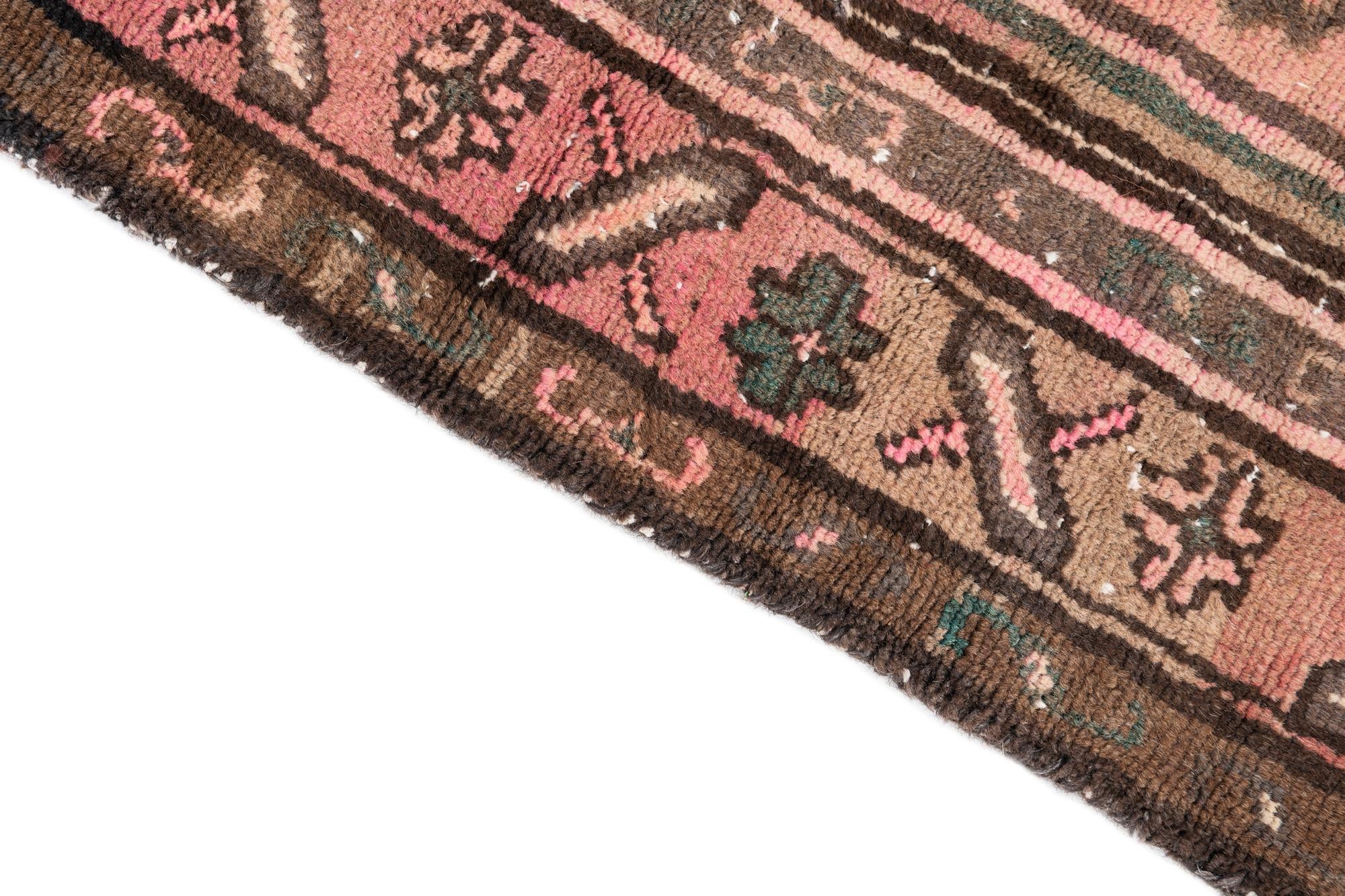3' 3 x 6' 4 Hand Knotted Ultra Vintage Persian Wool Rug