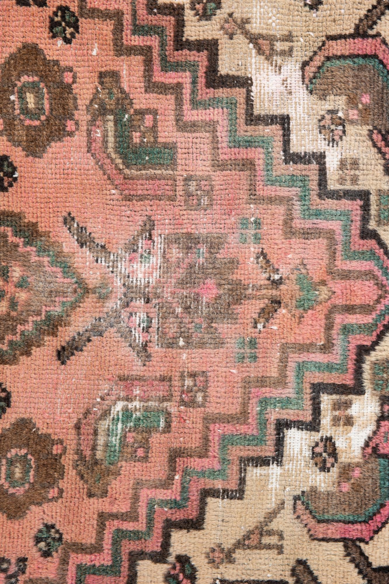 3' 3 x 6' 4 Hand Knotted Ultra Vintage Persian Wool Rug