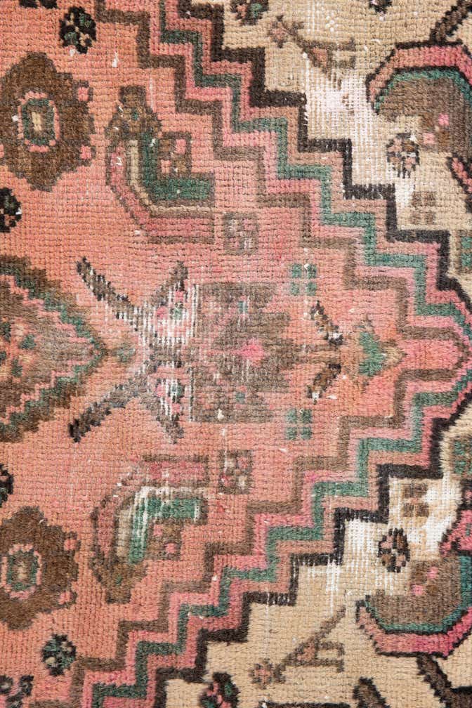 3' 3 x 6' 4 Hand Knotted Ultra Vintage Persian Wool Rug