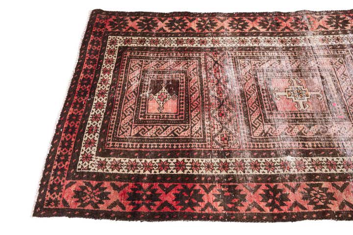 3' 2 x 6' Hand Knotted Ultra Vintage Persian Wool Rug