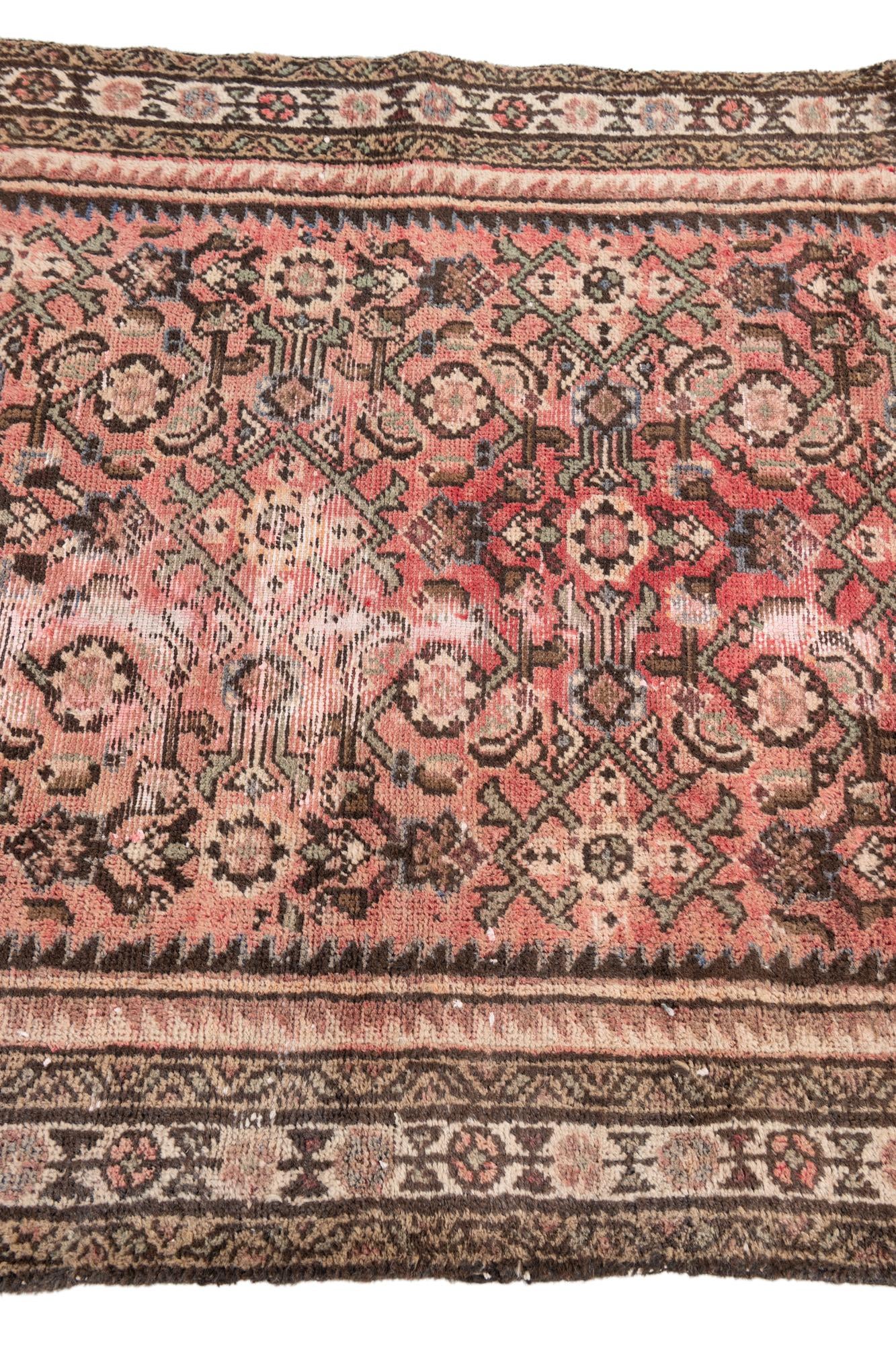 3' 2 x 5' 2 Hand Knotted Ultra Vintage Persian Wool Rug