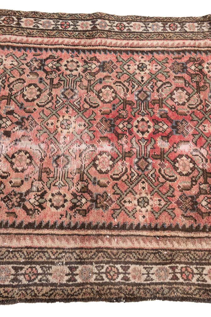 3' 2 x 5' 2 Hand Knotted Ultra Vintage Persian Wool Rug
