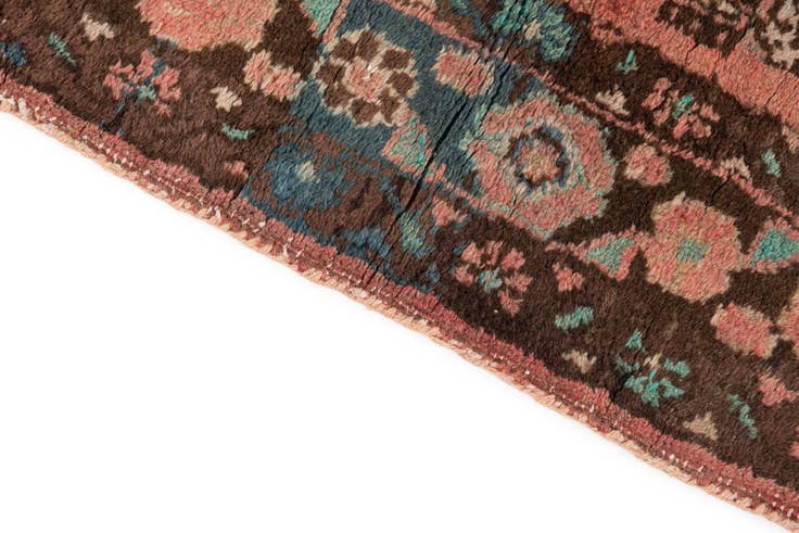 Detail image of 3' 7 x 5' 2 Hand Knotted Ultra Vintage Persian Wool Rug