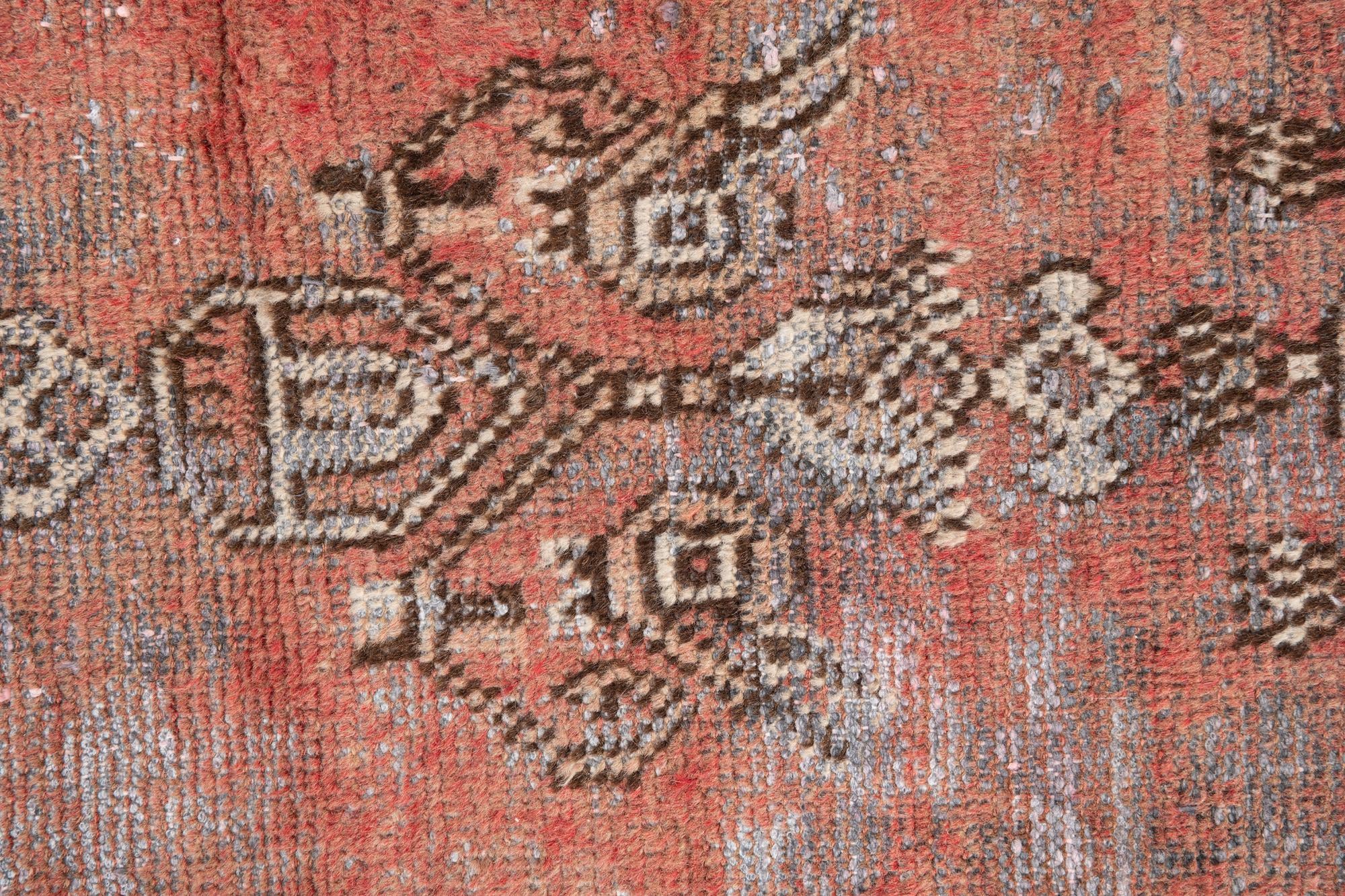 3' 8 x 6' Hand Knotted Ultra Vintage Persian Wool Rug