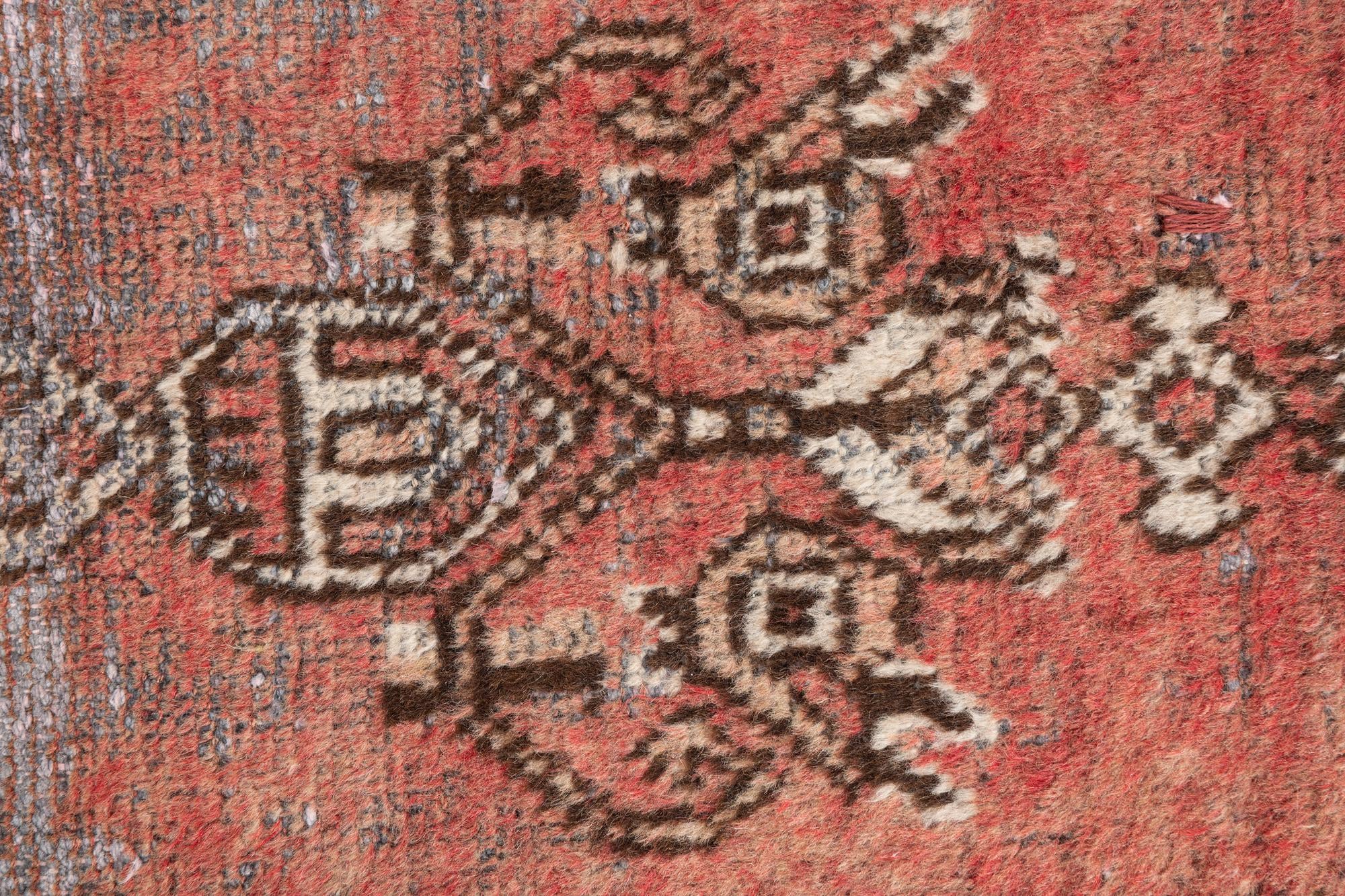 3' 8 x 6' Hand Knotted Ultra Vintage Persian Wool Rug
