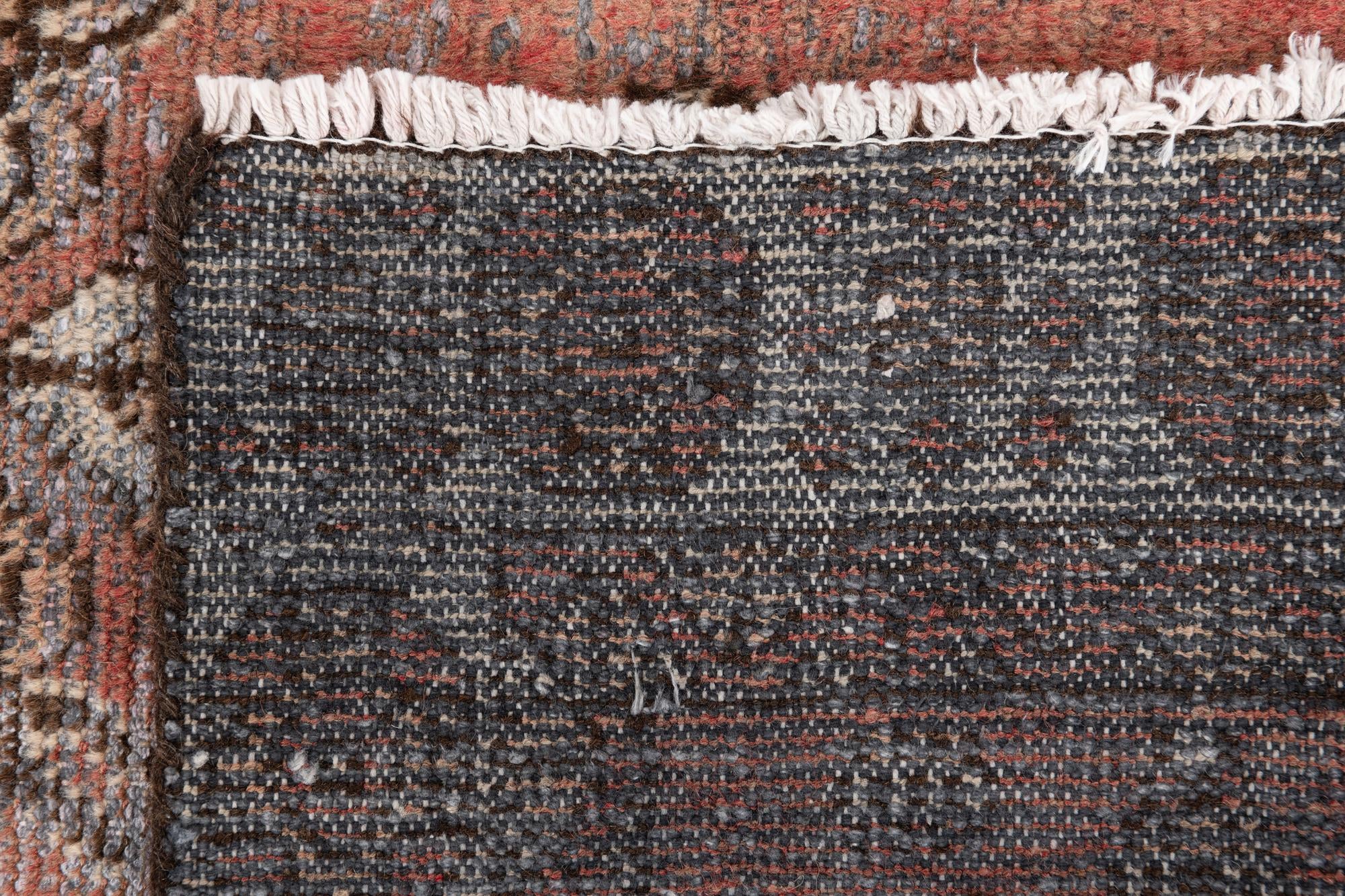 3' 8 x 6' Hand Knotted Ultra Vintage Persian Wool Rug
