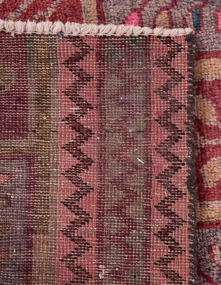 Detail image of 3' 4 x 4' 9  Hand Knotted Ultra Vintage Persian Wool Rug