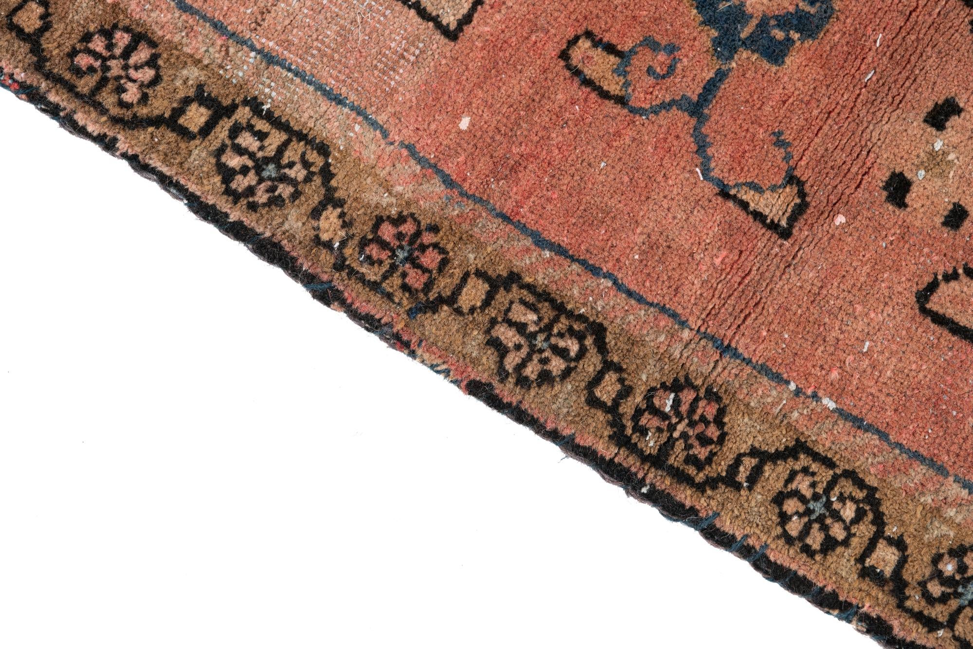 3' 7 x 5' 6 Hand Knotted Ultra Vintage Persian Wool Rug