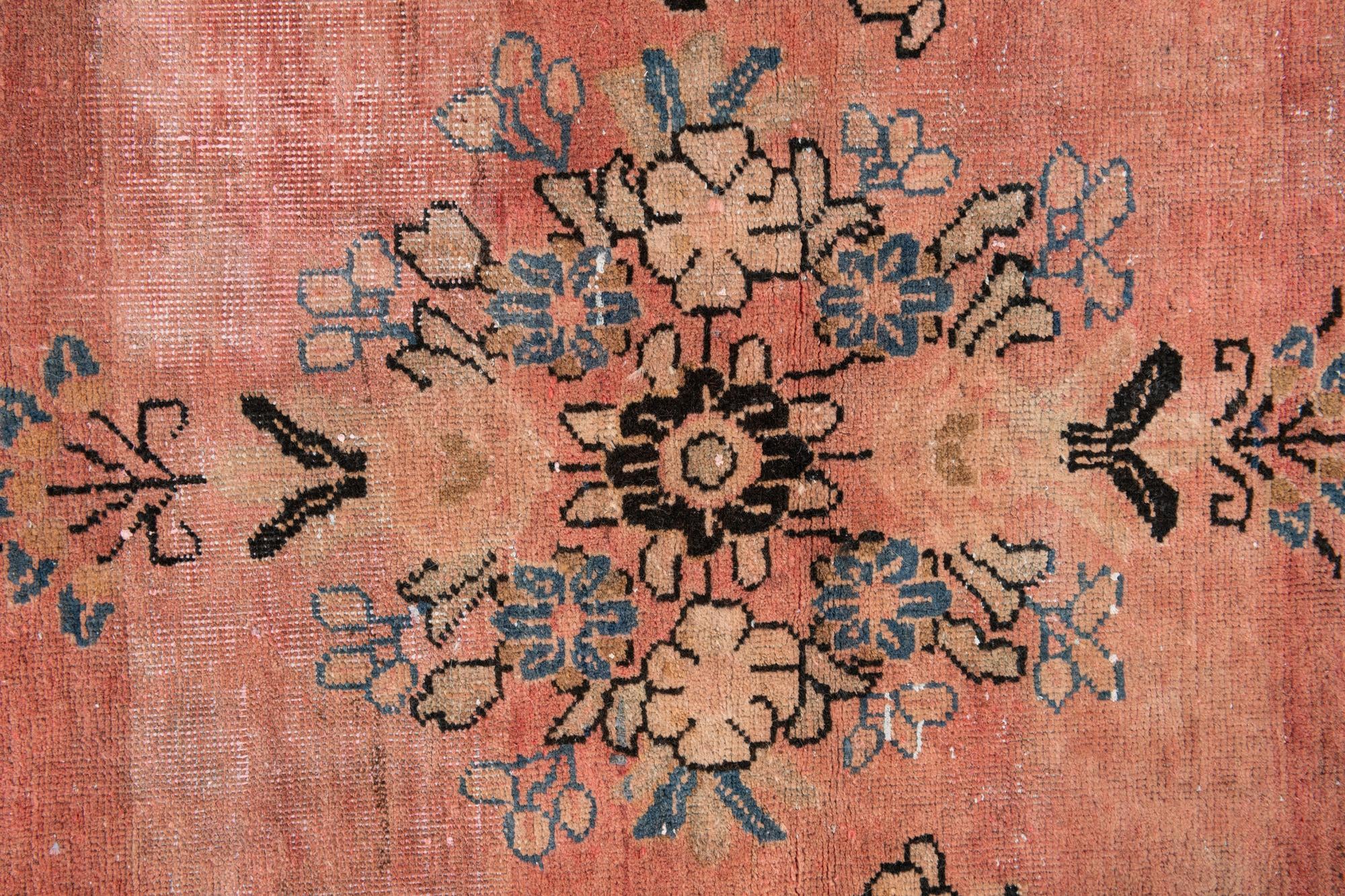 3' 7 x 5' 6 Hand Knotted Ultra Vintage Persian Wool Rug