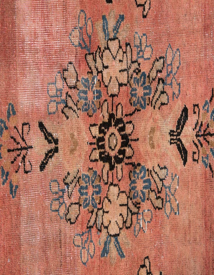 Detail image of 3' 7 x 5' 6  Hand Knotted Ultra Vintage Persian Wool Rug