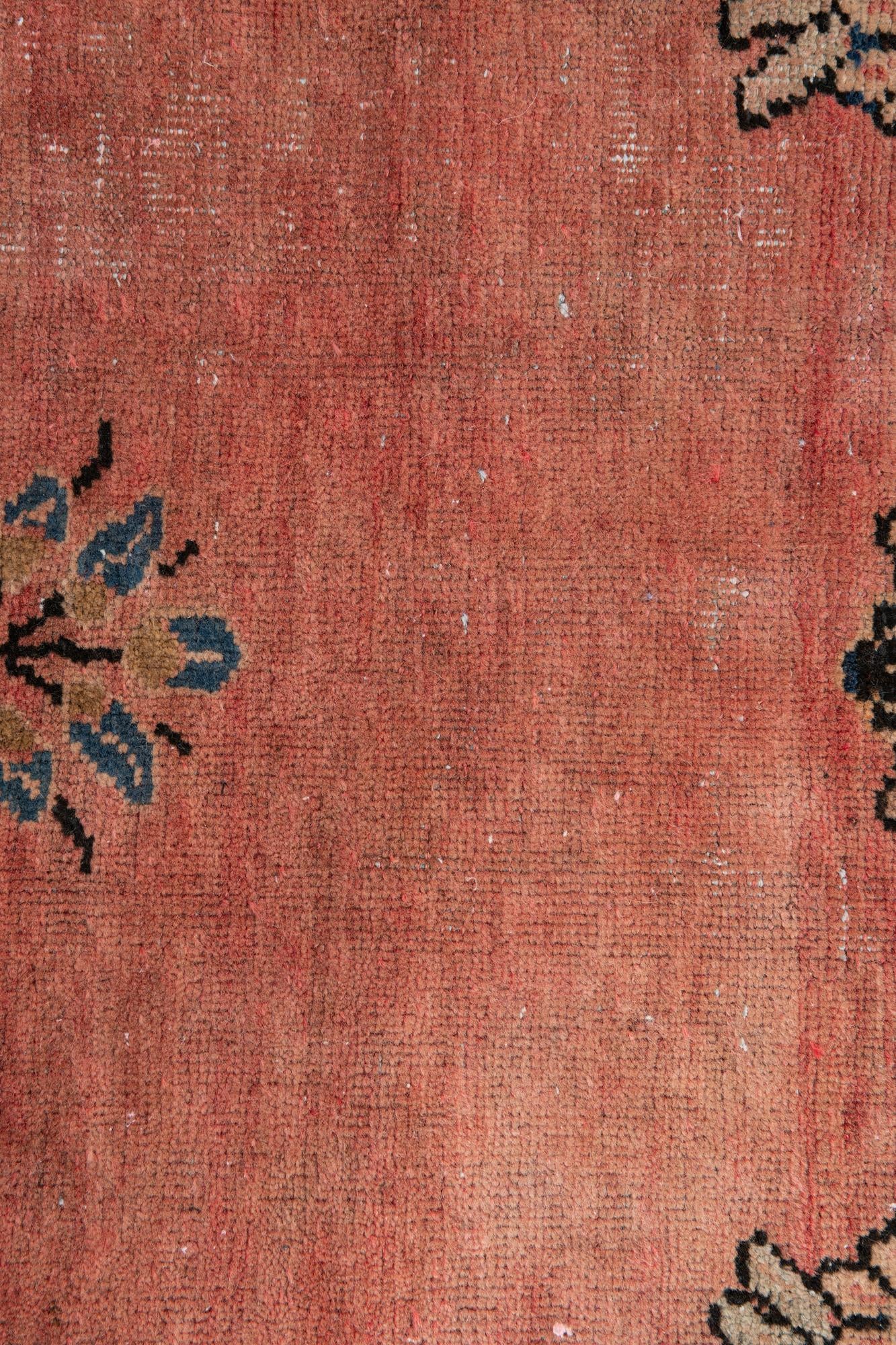 3' 7 x 5' 6 Hand Knotted Ultra Vintage Persian Wool Rug