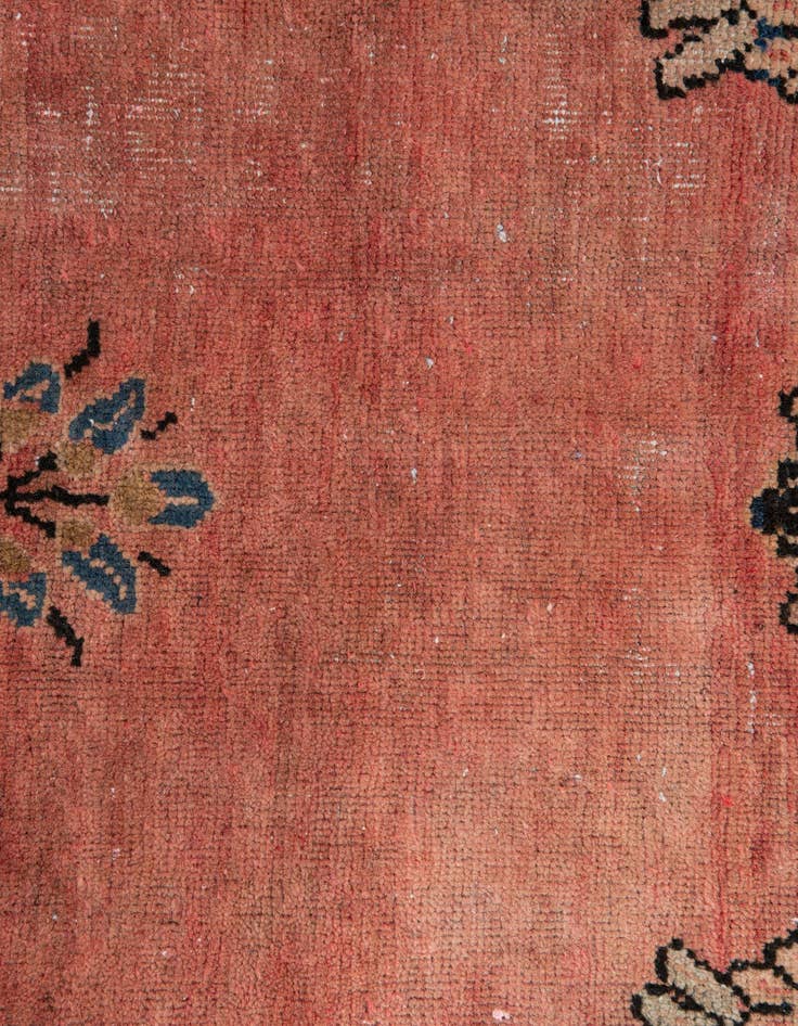 Detail image of 3' 7 x 5' 6  Hand Knotted Ultra Vintage Persian Wool Rug