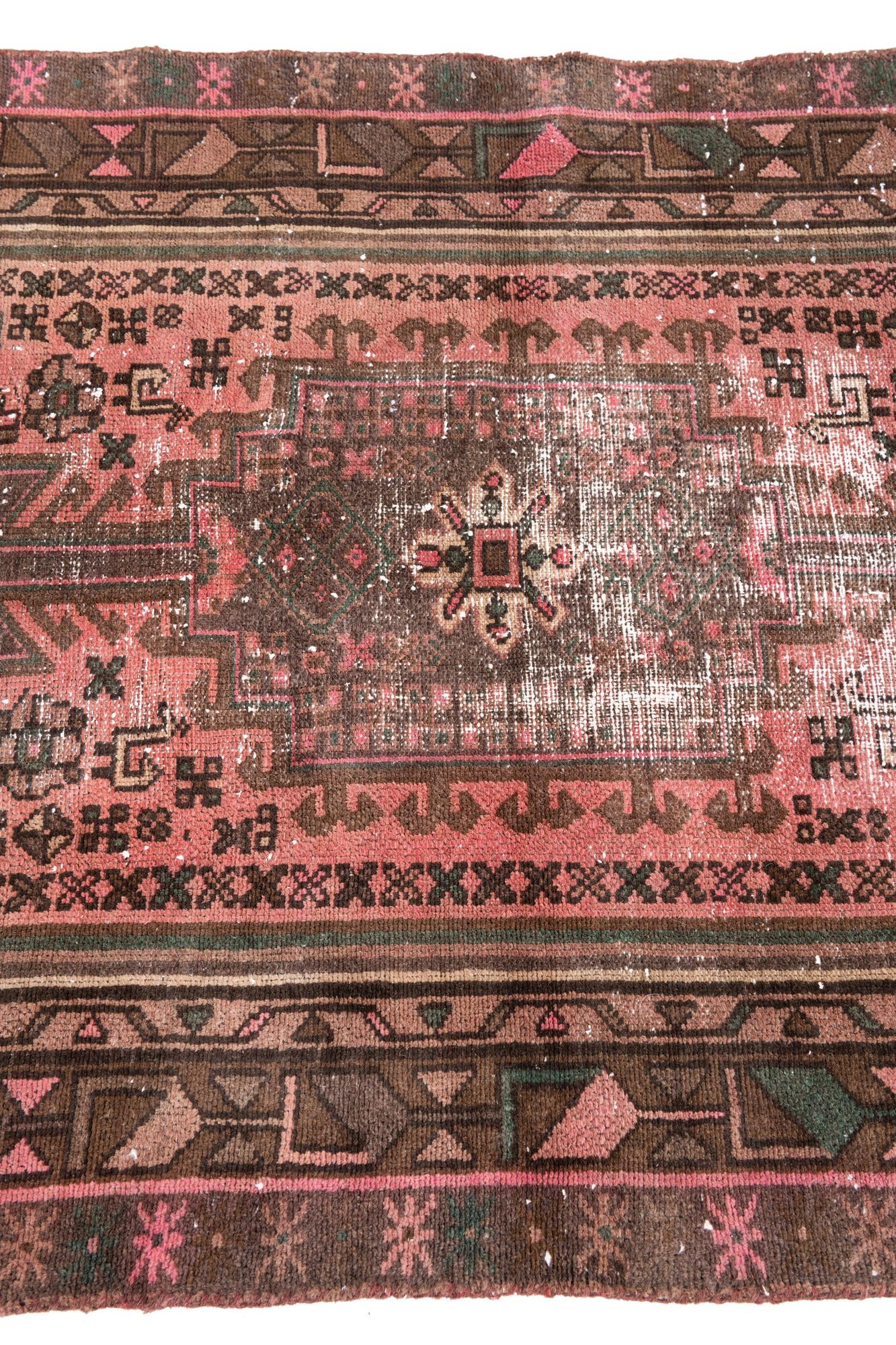 3' 3 x 6' Hand Knotted Ultra Vintage Persian Wool Rug