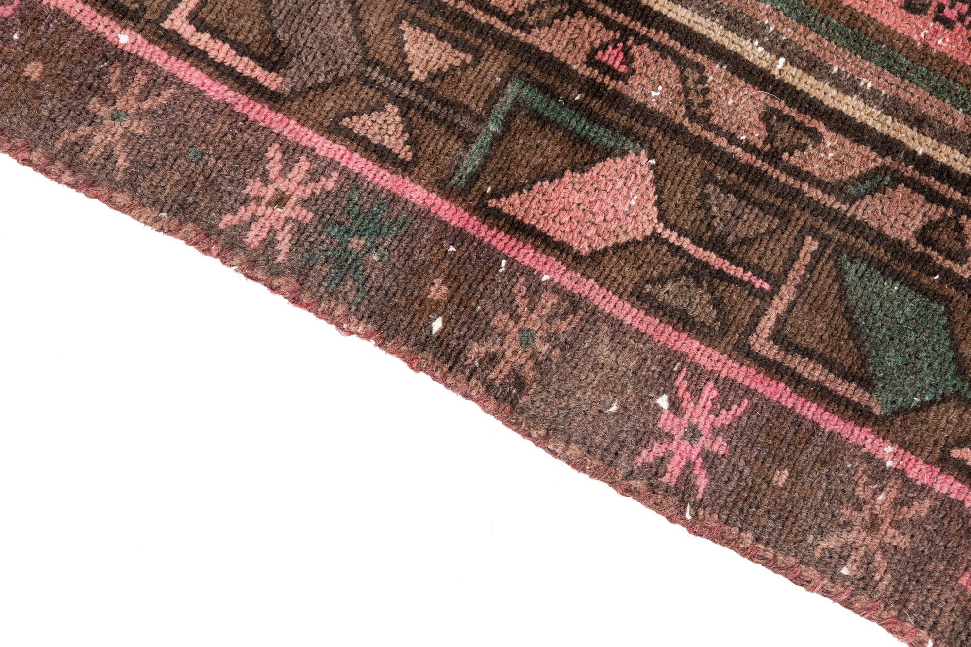 3' 3 x 6' Hand Knotted Ultra Vintage Persian Wool Rug