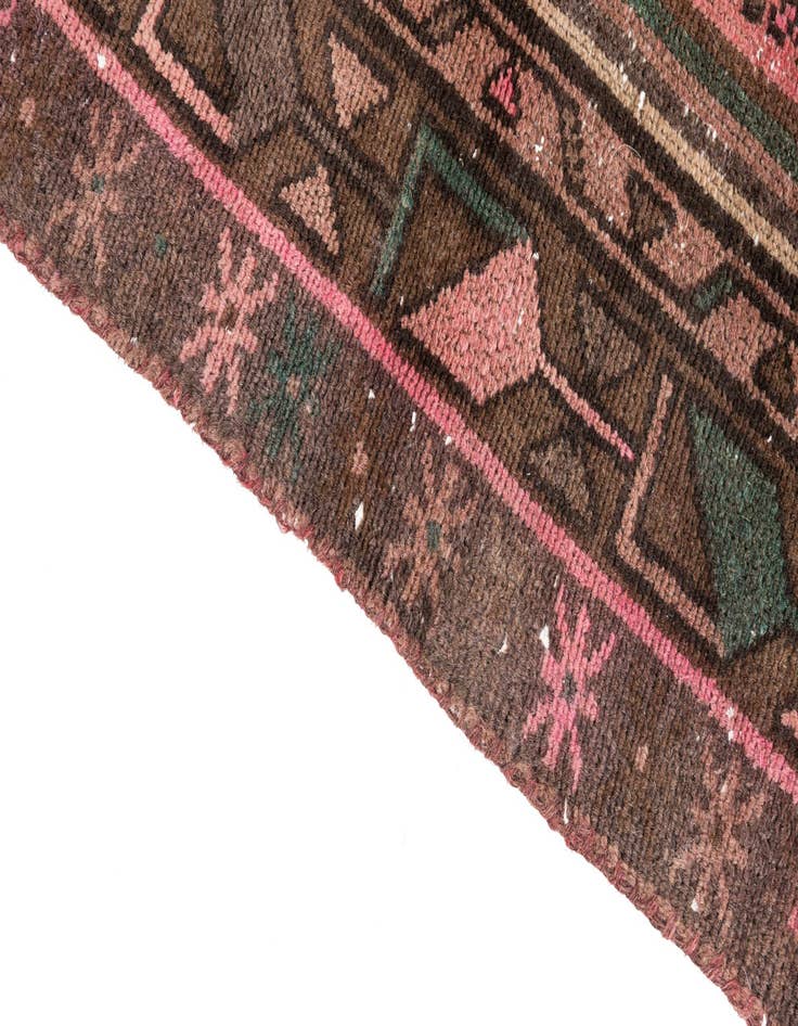 Detail image of 3' 3 x 6'  Hand Knotted Ultra Vintage Persian Wool Rug
