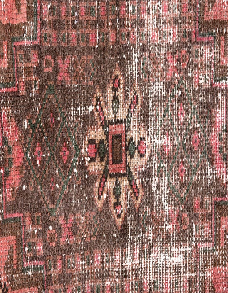 Detail image of 3' 3 x 6'  Hand Knotted Ultra Vintage Persian Wool Rug