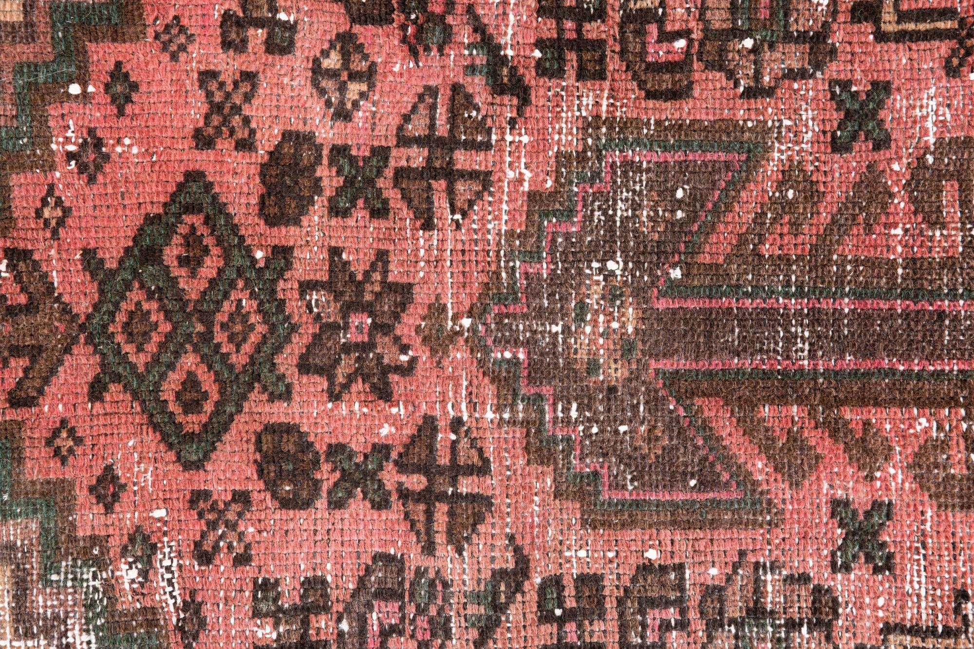 3' 3 x 6' Hand Knotted Ultra Vintage Persian Wool Rug