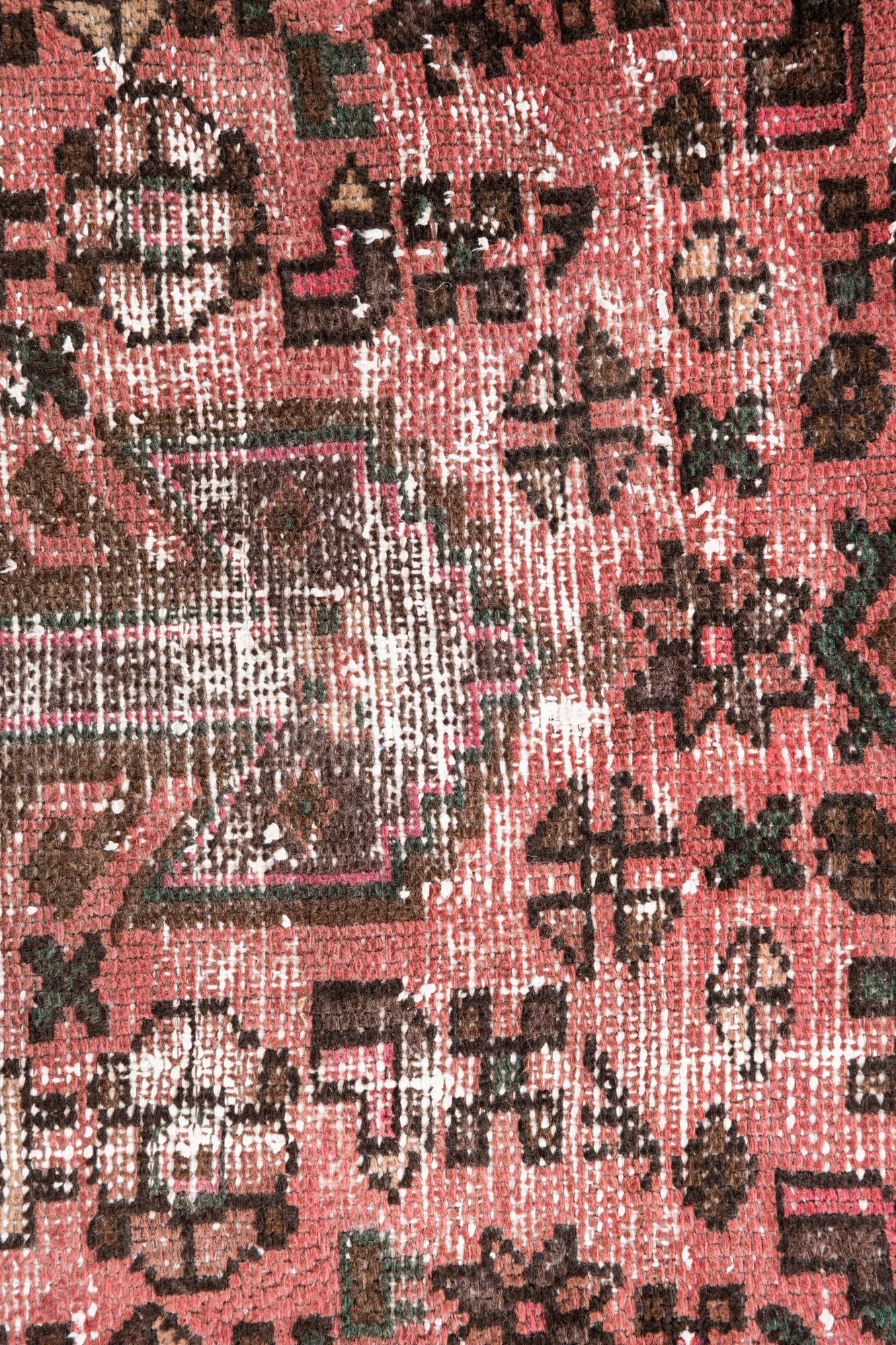 3' 3 x 6' Hand Knotted Ultra Vintage Persian Wool Rug