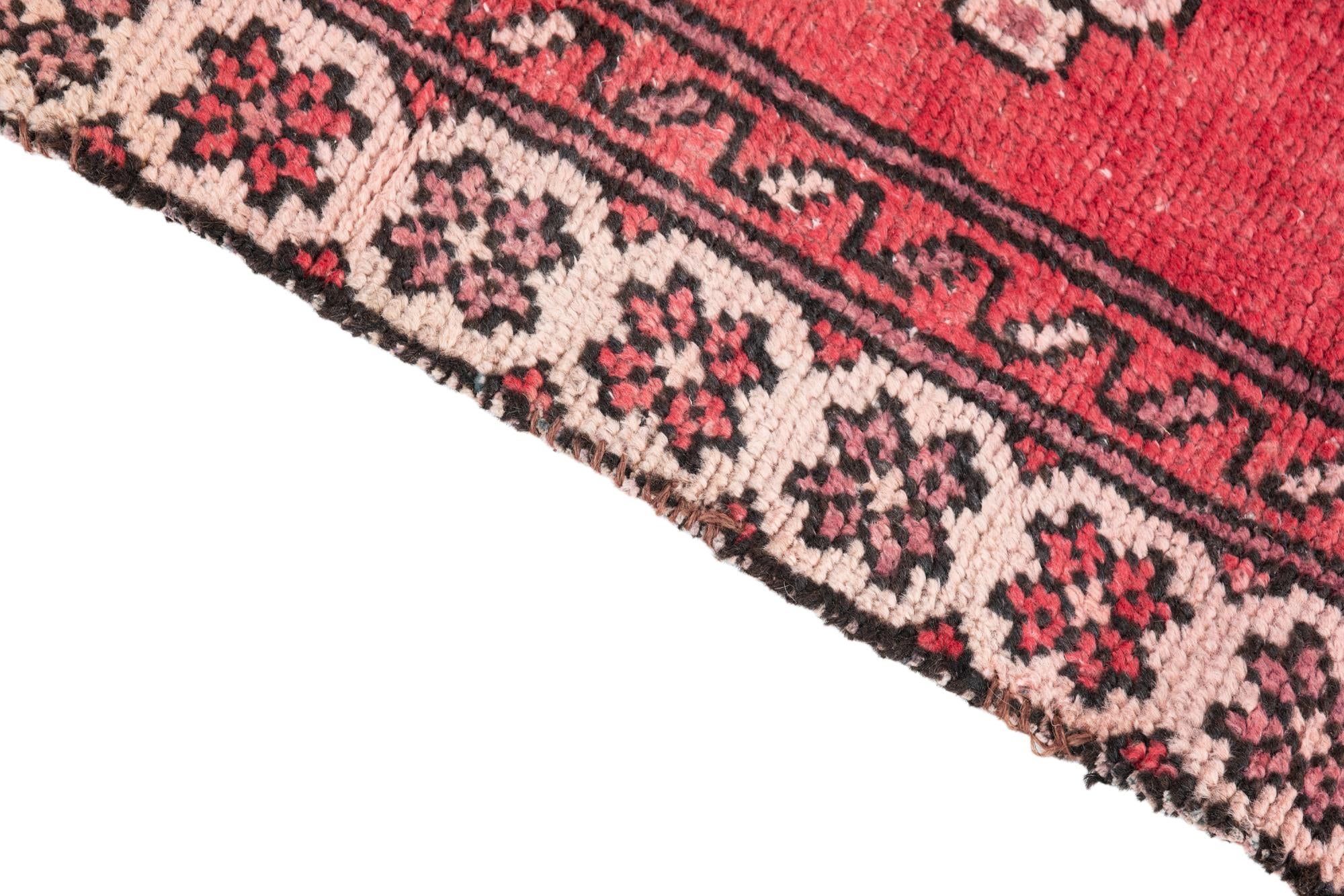 3' 7 x 6' Hand Knotted Ultra Vintage Persian Wool Rug