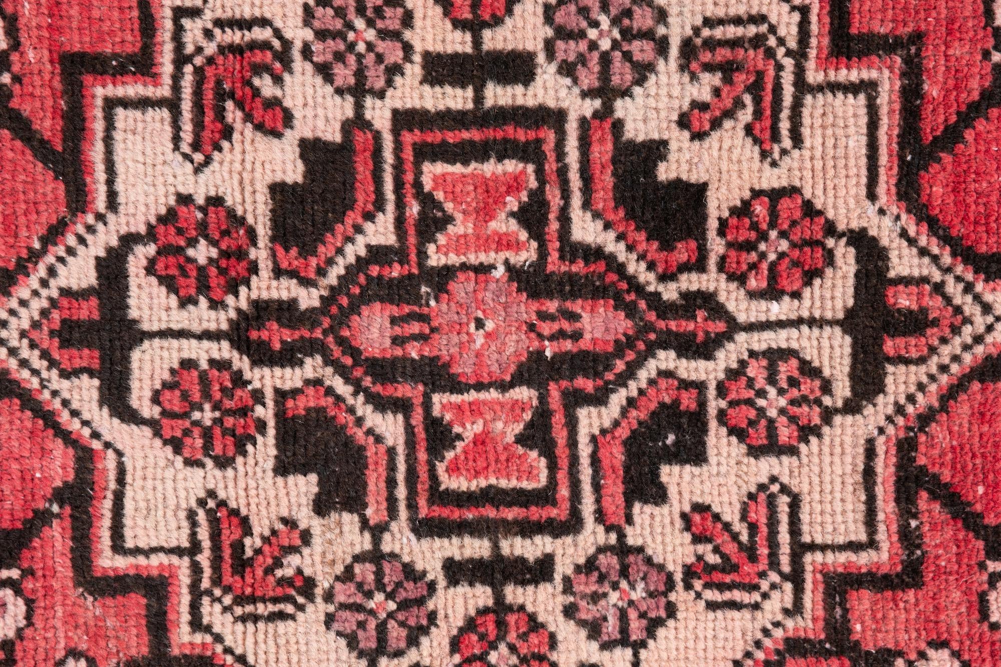 3' 7 x 6' Hand Knotted Ultra Vintage Persian Wool Rug