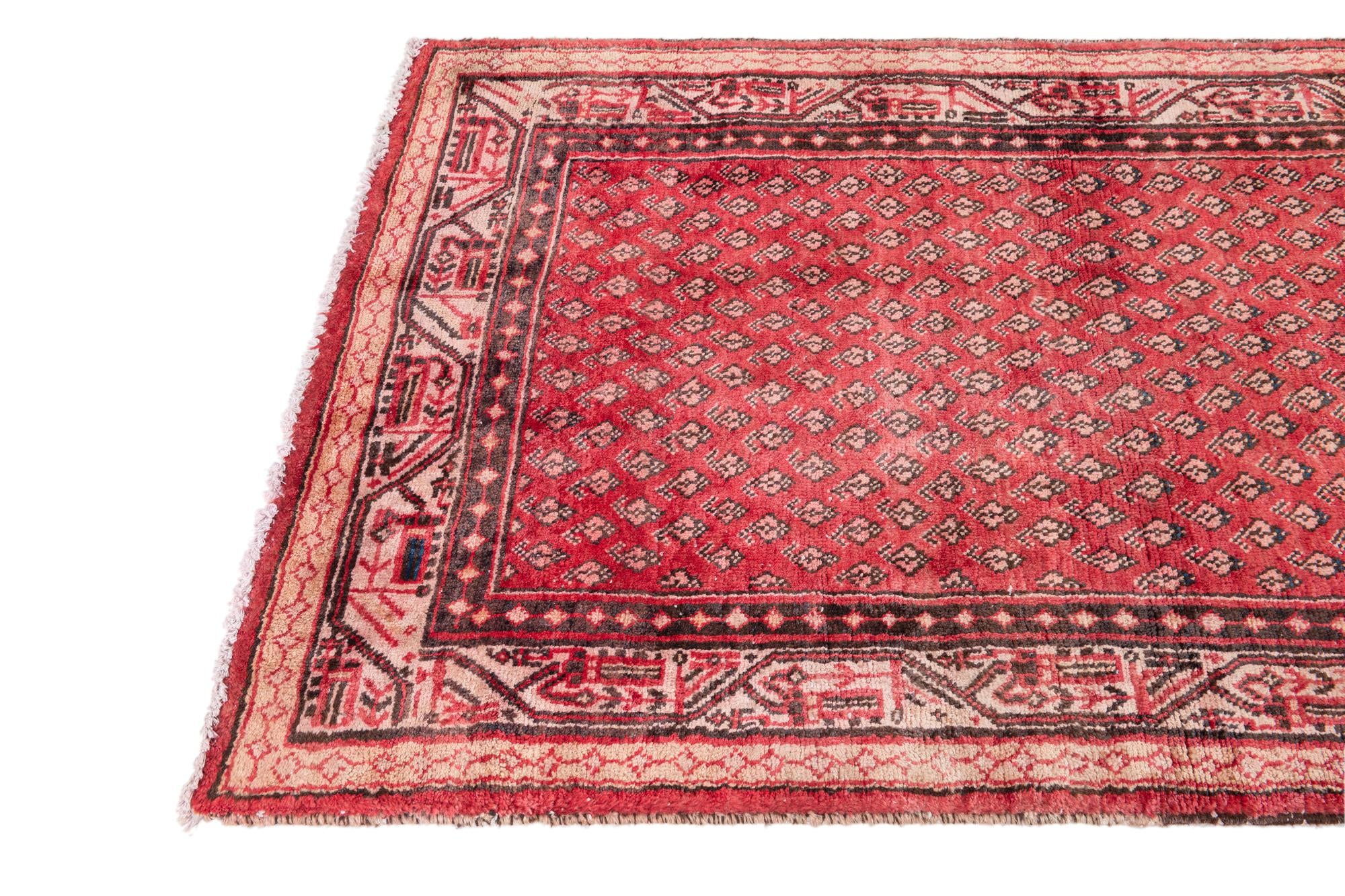 3' 6 x 5' 5 Hand Knotted Ultra Vintage Persian Wool Rug