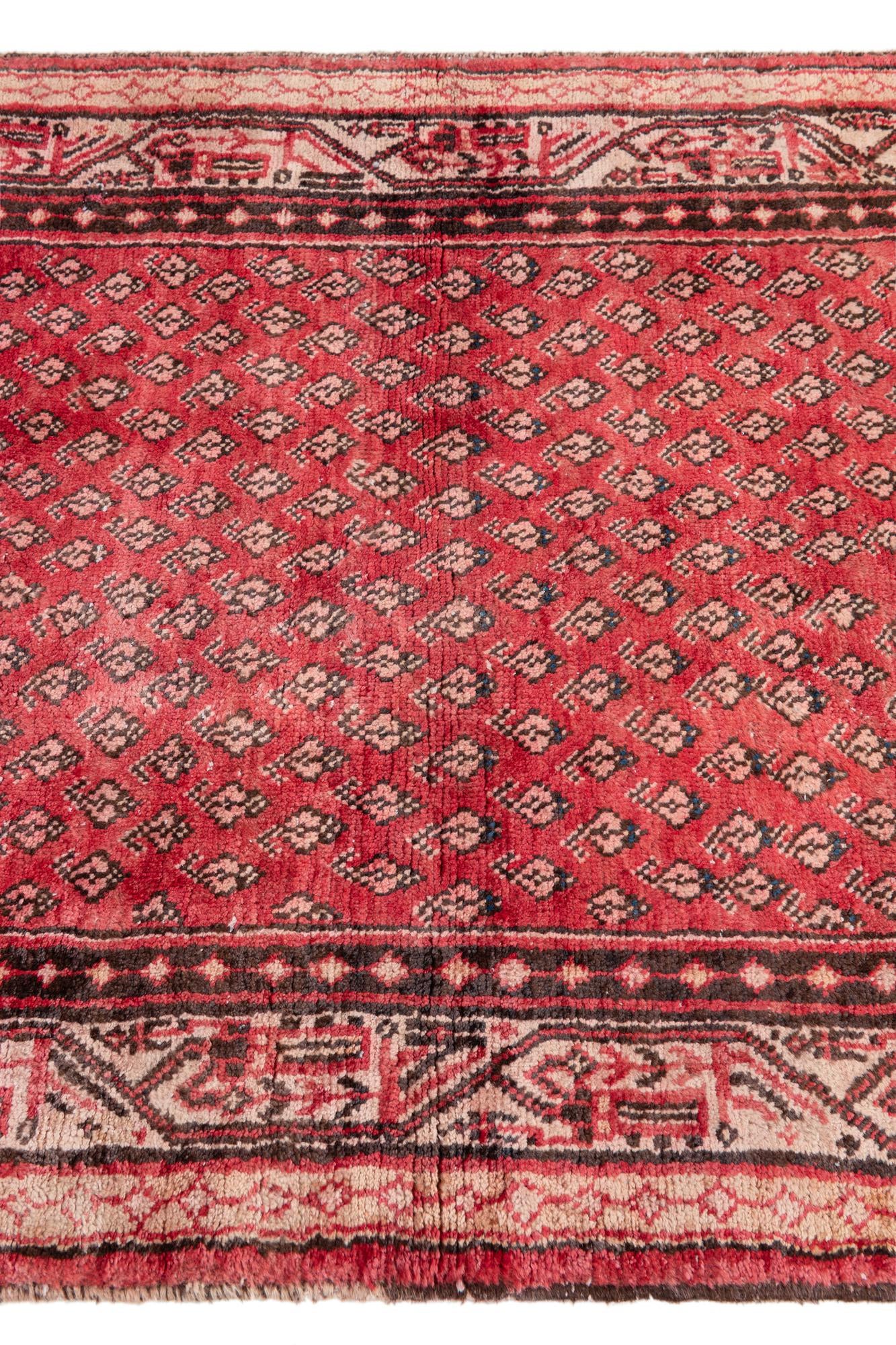 3' 6 x 5' 5 Hand Knotted Ultra Vintage Persian Wool Rug