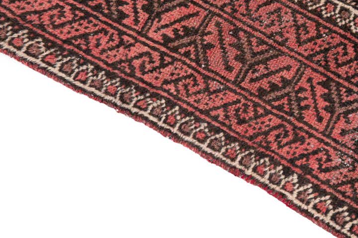 3' 9 x 6' 9 Hand Knotted Ultra Vintage Persian Wool Rug