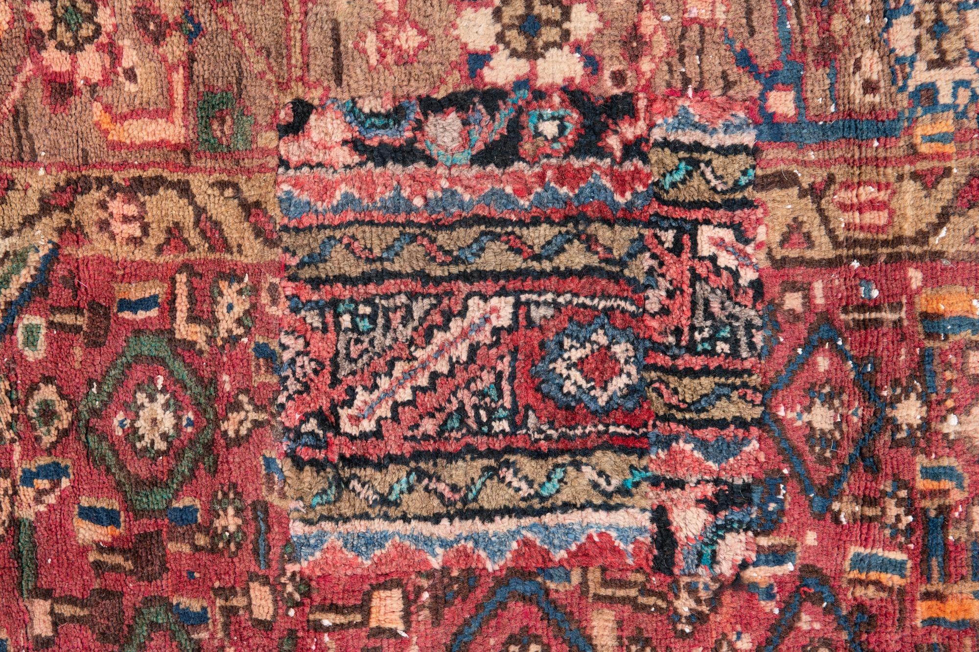 3' 3 x 5' 2 Hand Knotted Ultra Vintage Persian Wool Rug
