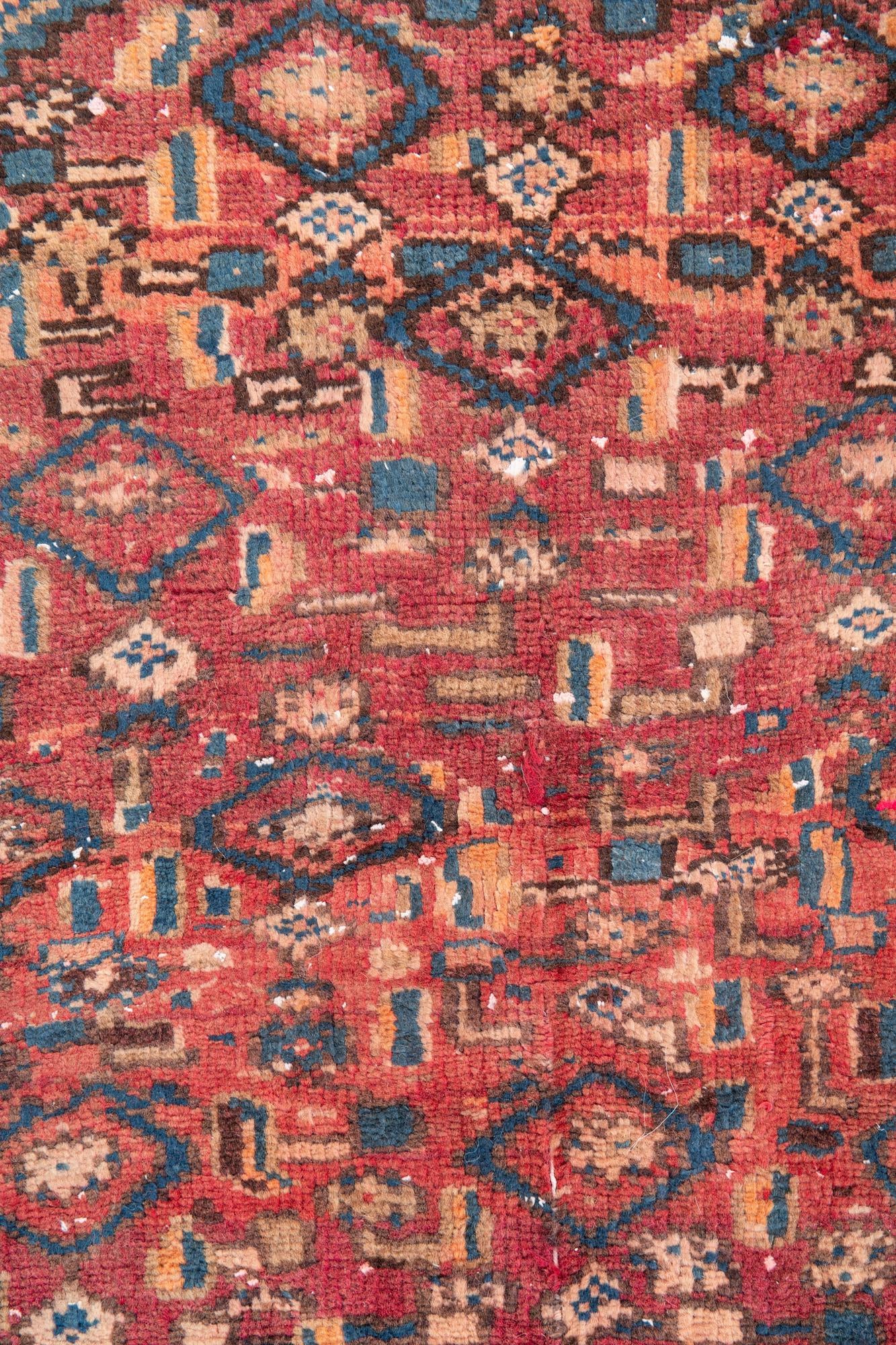 3' 3 x 5' 2 Hand Knotted Ultra Vintage Persian Wool Rug