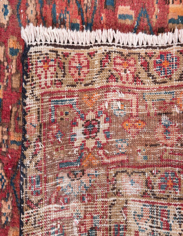 Detail image of 3' 3 x 5' 2  Hand Knotted Ultra Vintage Persian Wool Rug