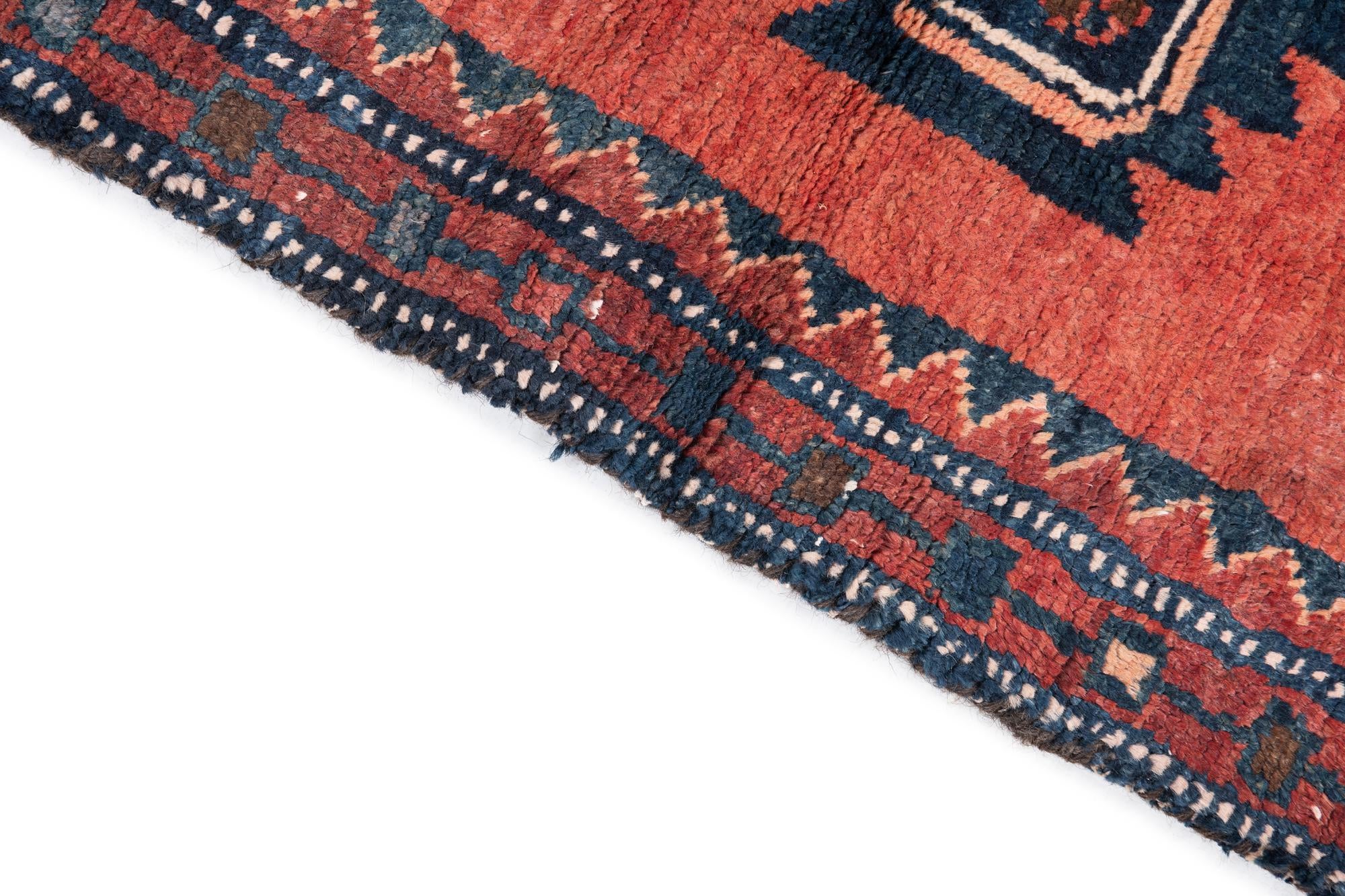 3' 8 x 5' 10 Hand Knotted Ultra Vintage Persian Wool Rug
