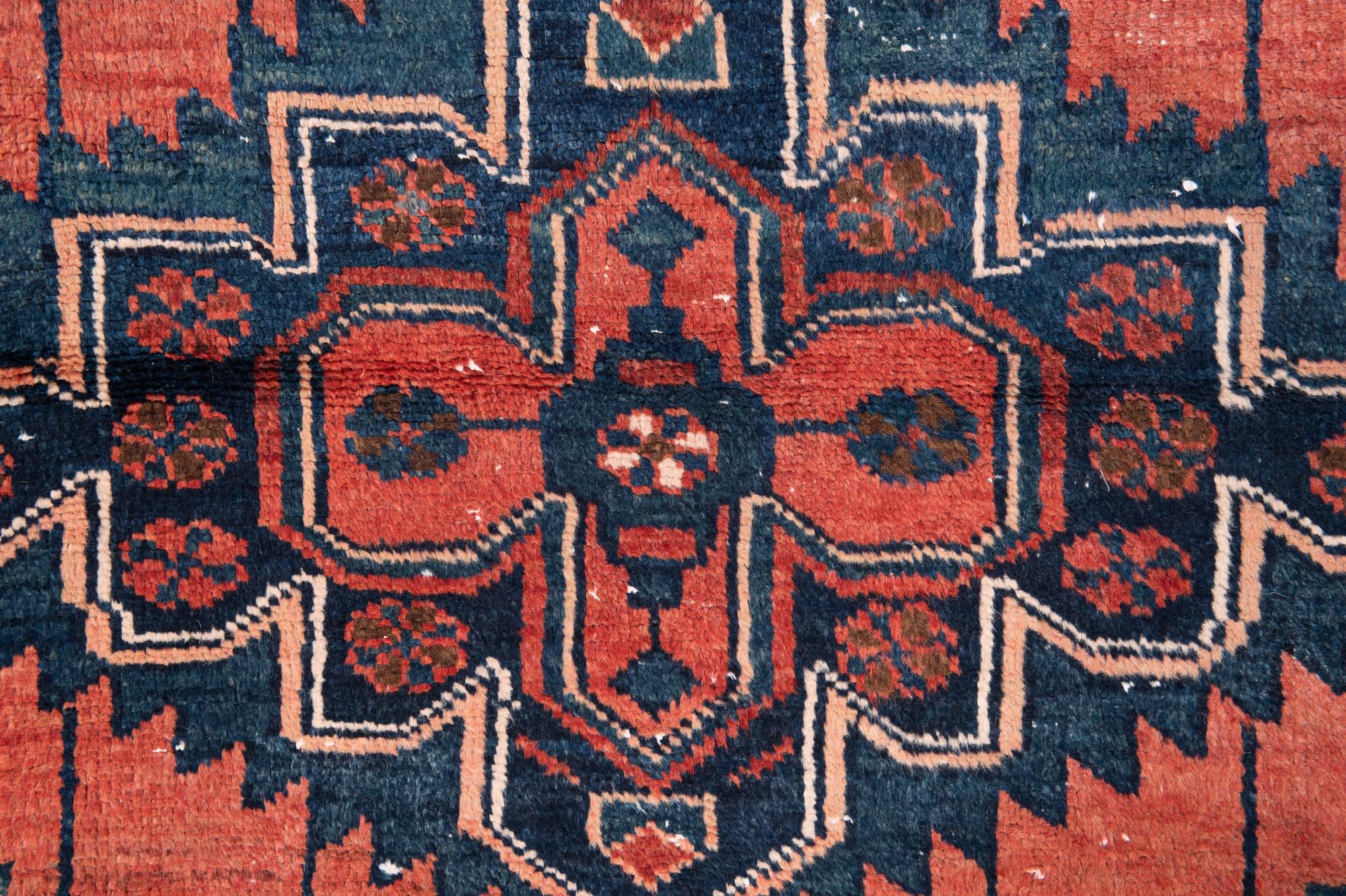 3' 8 x 5' 10 Hand Knotted Ultra Vintage Persian Wool Rug
