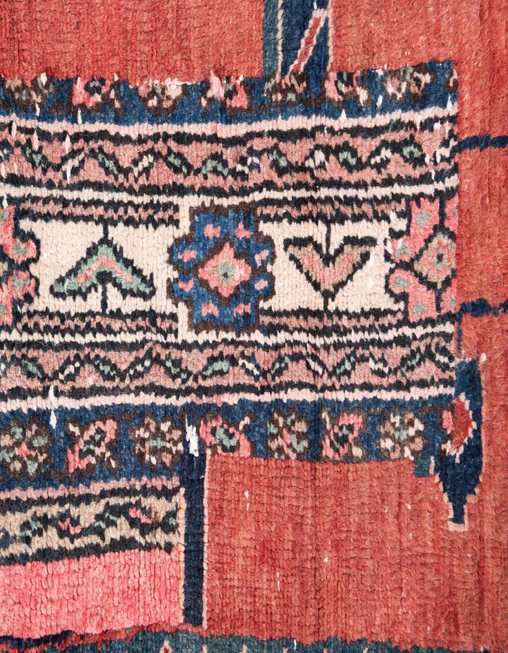 Detail image of 3' 8 x 5' 10  Hand Knotted Ultra Vintage Persian Wool Rug