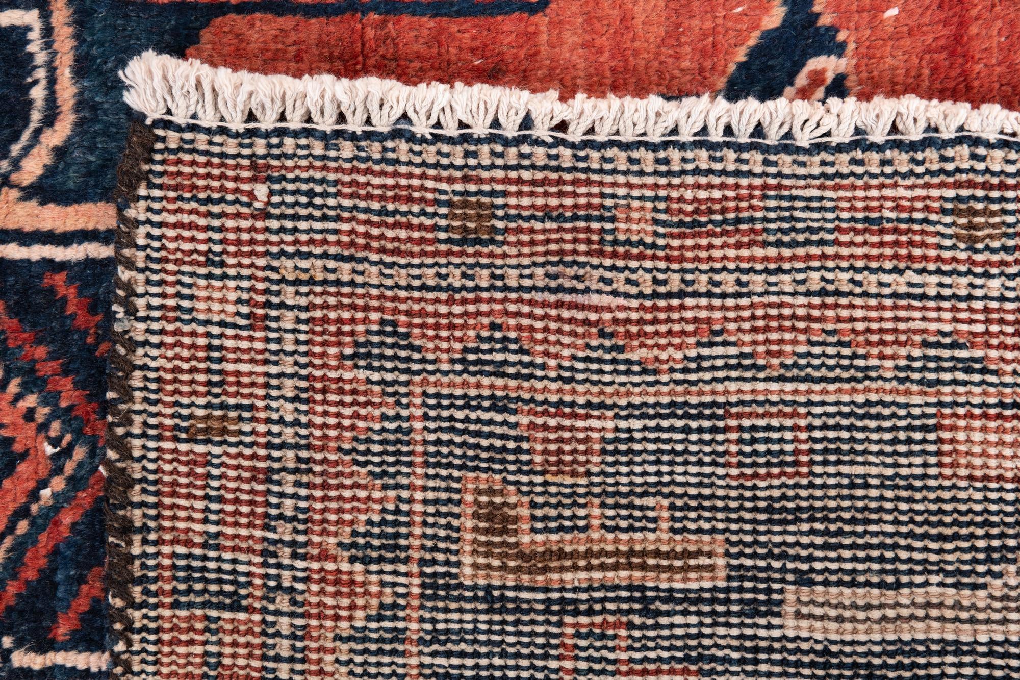 3' 8 x 5' 10 Hand Knotted Ultra Vintage Persian Wool Rug